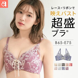 福A【MAX30％OFFクーポン】盛りブラ プリンセスバスト 超盛ブラ(R) 単品ブラジャー(下着 レディース 盛ブラ 谷間 盛れるブラ 盛り 女性 単品 ブラ 超盛ブラ かわいい下着 レースアップ リボン セクシー 脇高 脇肉 ランジェリー 可愛い かわいい 女性下着 ブラジャー 脇高ブ