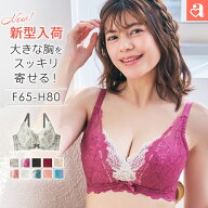 【クーポンで20%OFF】ブラジャー 大きいサイズ カシュクールレース 脇高ブラ(R) 単品ブラジャー FGHカッ…