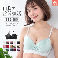 【クーポンで20%OFF】ブラジャー 脇肉 サテン カシュクールレース脇高ブラ(R) 単品ブラジャー(下着 レデ…