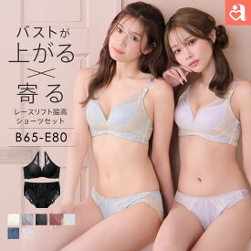 【セール 21%OFF】ブラジャー ショーツ セット レースリフト 脇高 ブラジャー&ショーツ ( 下着 レディース 女性 ブラショーツ ブラ&ショーツセット ブラ ブラセット 脇肉 補正下着 セクシー 可愛い パンティ 上下 ブラジャーショーツ レース ブラショーツセット 脇高ブラ パ