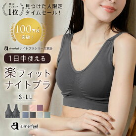 【半額！ラスト5時間限定タイムセール】★シリーズ累計100万枚突破★ナイトブラ 24時間 楽フィット 夢ごこち ナイトブラ 単品ブラジャー【見つけた人限定/送料無料/カラー限定】