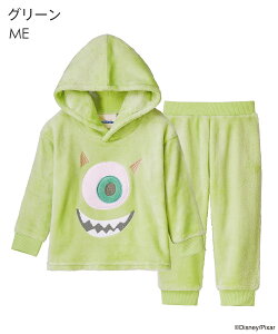 福B【クーポンで半額】子供用 モンスターズ・インク / フリース 長袖 キッズ 上下セット(Monsters, Inc.)(ルームウェア セット 冬 男の子 女の子 キッズ 子供 ロングパンツ パジャマ 部屋着 あっ
