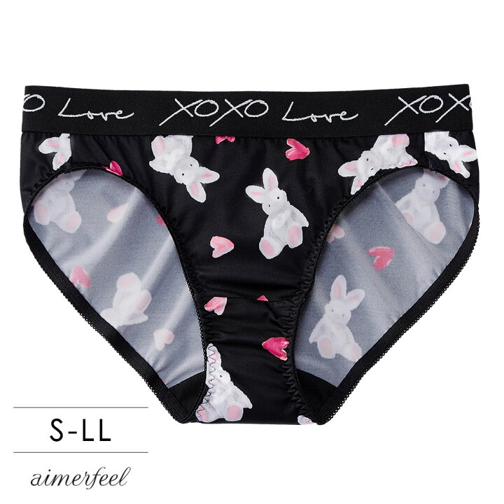 楽天市場 バーゲン 特別価格 スタンダードショーツ レディース Love Bunny プレーンショーツ 下着 パンツ ショーツ かわいい お揃い カップル 女性 ペアショーツ ペア ペアルック インナー ギフト うさぎ ハート 単品 かわいい下着 スタンダード 夫婦 おそろい