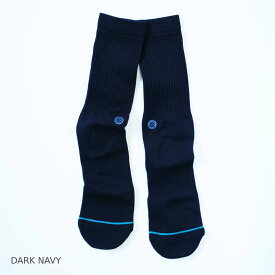 STANCE SOCKS スタンス ソックス ICON アイコン M311D14ICO 靴下 クルーソックス 無地 ロゴ ユニセックス メンズ レディース おしゃれ スポーツ ブランド