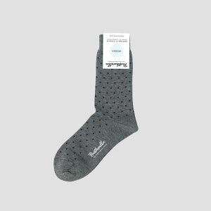 Pantherella�i�p���Z�����jCOTTON DOT SOCKS MID GREY MIX