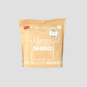 Hanes�i�w�C���Y�jHanes T-SHIRTS SHIRO �N���[�l�b�N�����O�X���[�uT�V���c