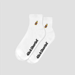 40s & Shorties�i�t�H�[�e�B�[�Y �A���h �V���[�e�B�[�Y�j40 BOTTLE HALF SOCKS 2PACK