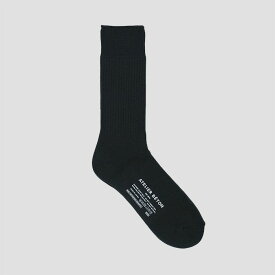 ATELIER BTON（アトリエベトン）COMFORT RIB PILE SOCKS BLACK