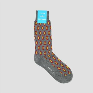 BRESCIANI�i�u���b�V�A�[�j�jUNICA COLLECTION SOCKS CREST GREY