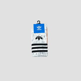 adidas（アディダス）adidas Originals TIEDYE SOCK タイダイソックス 2PACK GRAY/BEIGE