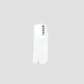 NODAL（ノーダル）Cotton Hemp Ankle Socks WHITE