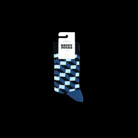 Happy Socks（ハッピーソックス）Filled Optic Sock BLUE