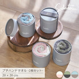 【育てるタオル 公式】feel プチハンドタオルペアセット ギフトボックス入り タオルギフト プレゼント 誕生日 結婚祝い 出産祝い 内祝い お礼 お祝い ご挨拶