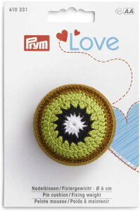《Prym》プリム ドイツウエイトピンクッション 約90gオレンジ キウイ スイカ 3種類展開 PRYM Pin Cushion Fixing Weightコットンウール フルーツピンクッション610 330 610 331 610 332 針山 マグ