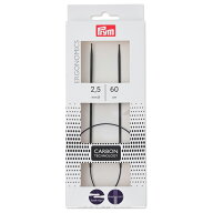 Prym　プリム　エルゴノミック 輪針　カーボンタイプ全長60cm/2.5mm　215201エルゴミック　エルゴミック…