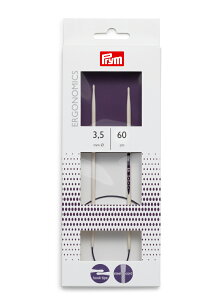 《Prym》プリム エルゴノミック 輪針全長60cm/3.5mm 215603 エルゴミックエルゴミックス エルゴノミックス エルゴノミクスergonomics 編み針 編み物 あみもの あみ針毛糸 ニット ニッ