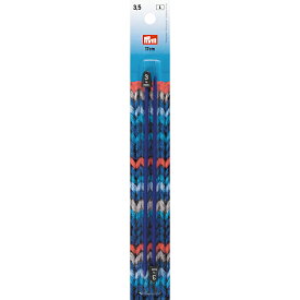 《Prym》プリム・キッズあみ針 17cm・3.50mmΦ/2本セット　カラー：ブルー　棒針　編み物　ニット　編み針　218 401