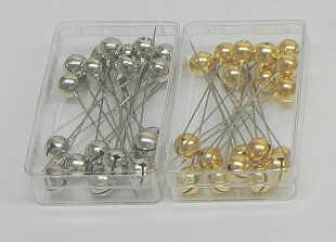 リンリン(鈴付)待針20本針長:40mm全長50mm太さ:0.53mm