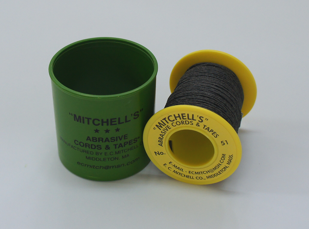35％OFF 細かい場所の研磨に紐ヤスリは最適 《MITCHELL'S》 売店 ミッチェルコード USA in 120番Made ひもヤスリ51番1.40ｍｍΦx15ｍ巻 U.S.A.
