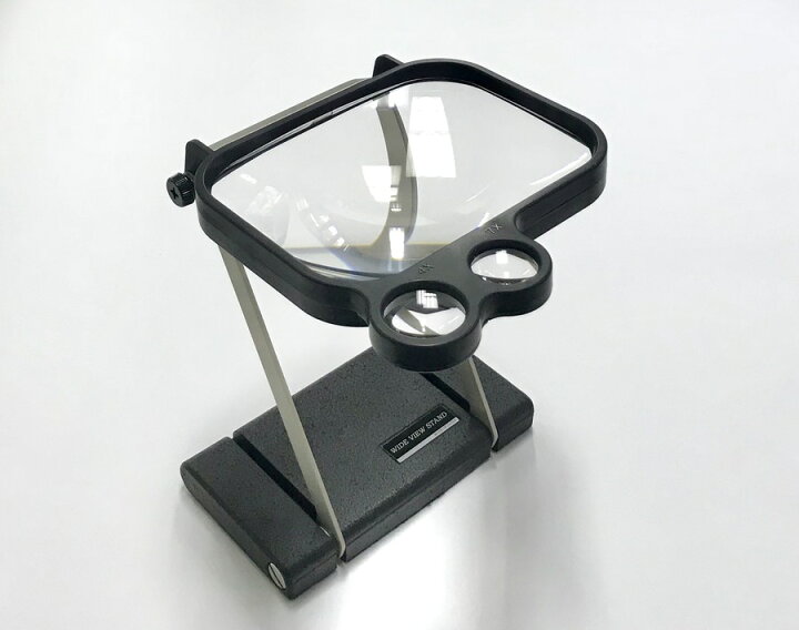 楽天市場】検品用スタンドルーペ1.8倍145x11mm4.0倍・7.0倍円形小窓 