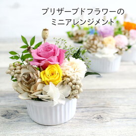プレゼント プリザーブドフラワー 枯れない 花 バラ カーネーション ミニサイズ アレンジメント 薔薇 ローズ 結婚祝い 結婚記念日 退職祝い 誕生日 バースデー 長寿 送別 還暦祝い ギフト フラワーギフト 贈り物 お祝い 父 母 夫 妻 祖父 祖母 彼女 女性 友達 お供え 父の日