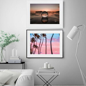 wyVX[p[SALE ݌Ɉ| ixA[g G |X^[yHawaii Perm tree - sunset IIzt[ʔ nC TZbg [Ă V̖ i iF ʐ^ photo A4 A3 A2yMake Sensez mahalove-aloh