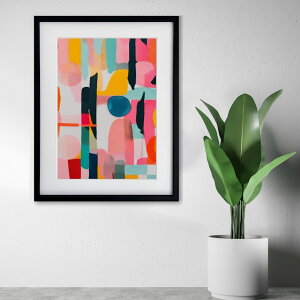 アート 絵 ポスター【Ethereal】※フレーム別売り 抽象画 アブストラクト カラフル モダン おしゃれイラスト A4A3A2【Make Sense】 #msk41