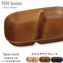 『全品SALEクーポン発行中』ランチプレート 仕切り皿【NH home スクエアワンプレート（長角仕切りプレート）】カフェ風食器 スタッキング 電子レンジ 食洗機 対応 小さめ 離乳食 落ちても割れにくい 防災グッズとしても