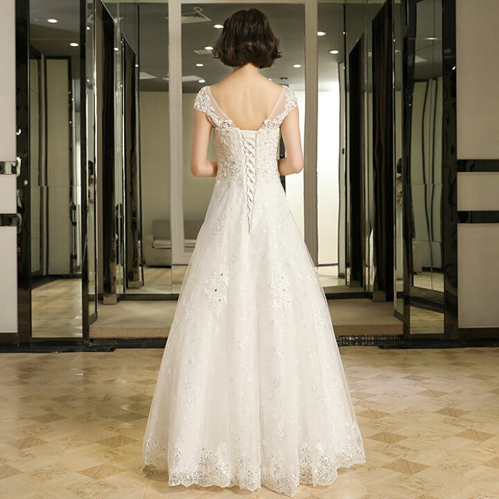 楽天市場】ウェディングドレス Aラインドレス 結婚式 海外挙式 