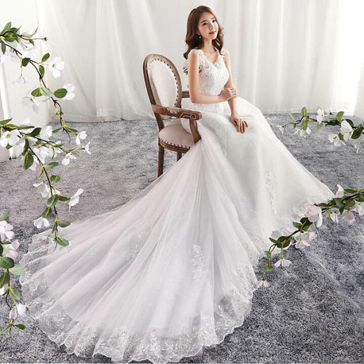 楽天市場】ウエディングドレス 花嫁 プリンセスラインドレス  