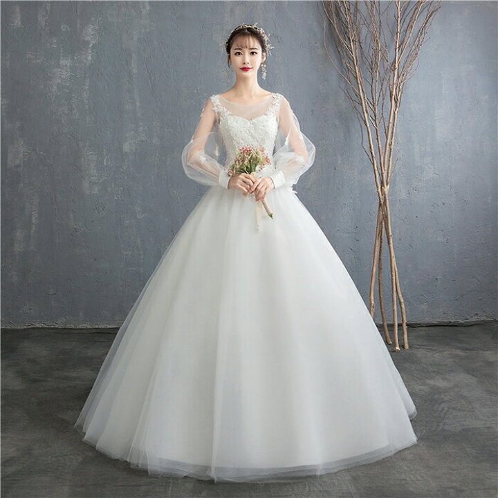 楽天市場】プリンセスラインドレス ウエディングドレス 結婚式 