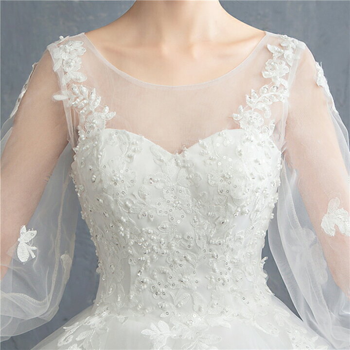楽天市場】プリンセスラインドレス ウエディングドレス 結婚式