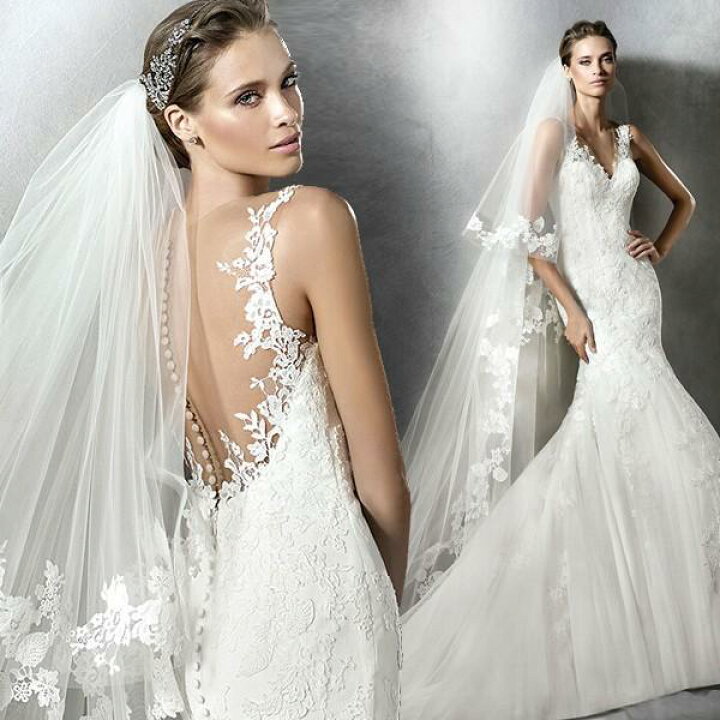 楽天市場】マーメイドドレス ウエディングドレス ロングドレス 結婚式  