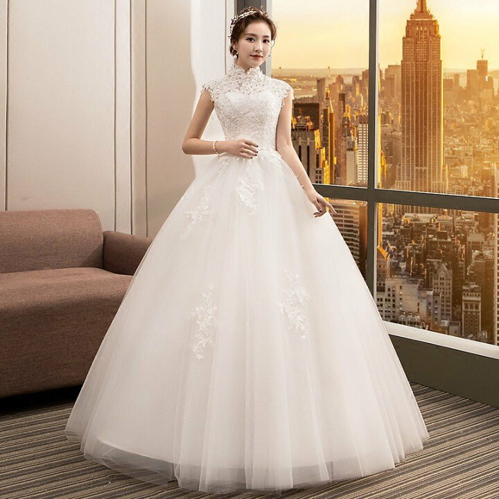 楽天市場】ウェディングドレス 花嫁 プリンセスラインドレス 結婚式 白  