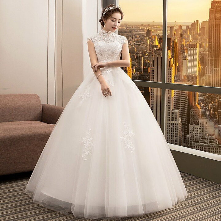 楽天市場】ウェディングドレス 花嫁 プリンセスラインドレス 結婚式 白 