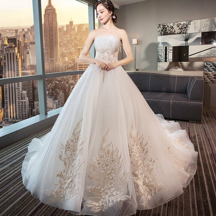 楽天市場】ウェディングドレス ウエディングドレス 白 オフホワイト  