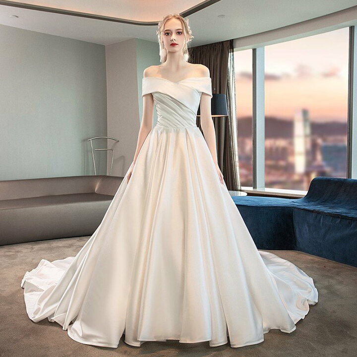 楽天市場】ウエディングドレス ウェディングドレス 白 オフホワイト  