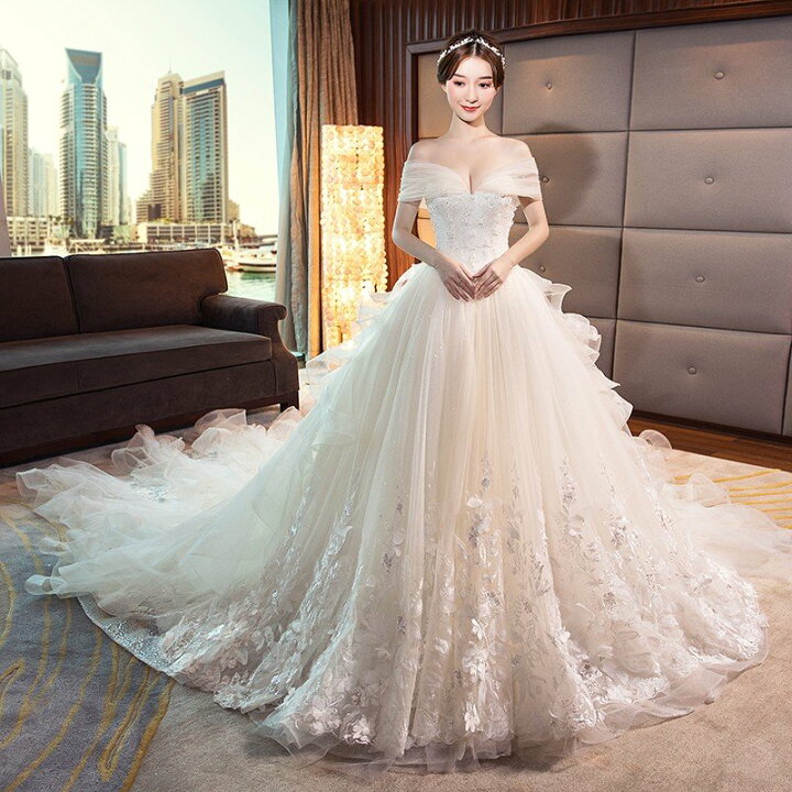 楽天市場】ウェディングドレス エンパイア ウェディングドレス 結婚式 