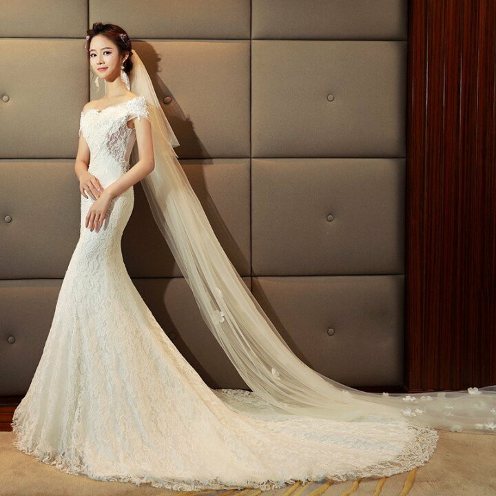 楽天市場】ウエディングドレス マーメイドドレス マーメイドライン  