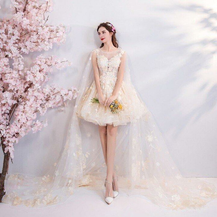 楽天市場】ウェディングドレス ウエディングドレス 結婚式 花嫁 カラー 