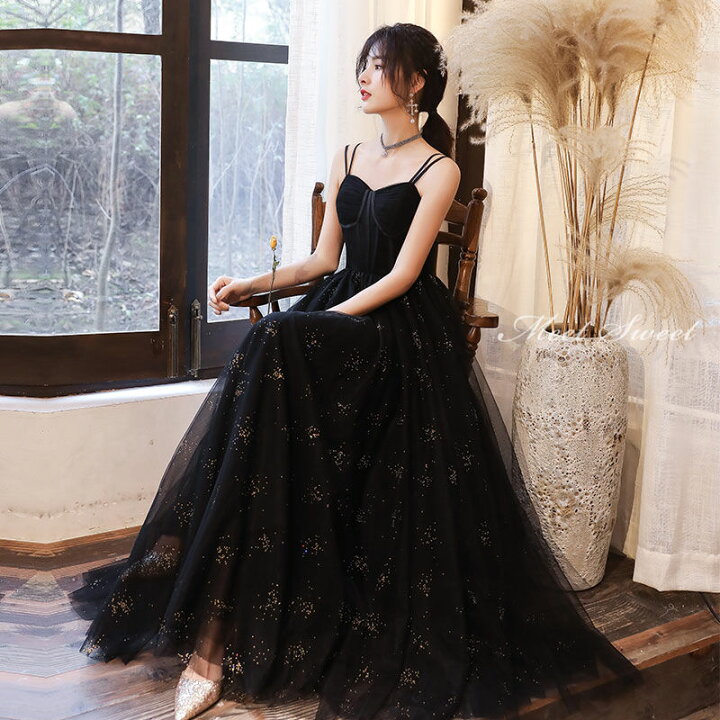 楽天市場】ウェディングドレス ウエディングドレス カラードレス 黒  