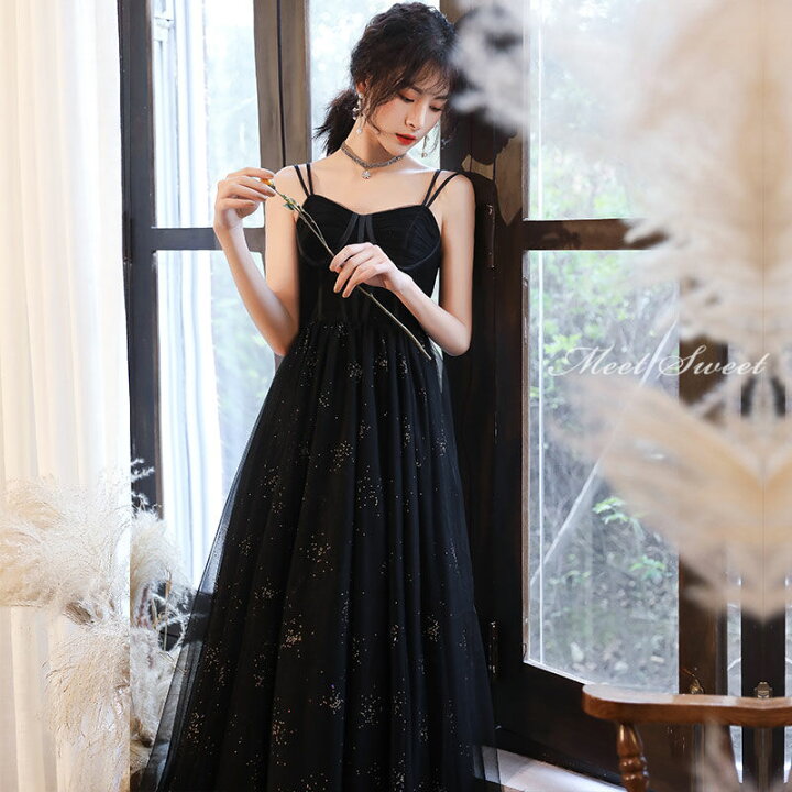 楽天市場】ウェディングドレス ウエディングドレス カラードレス 黒  