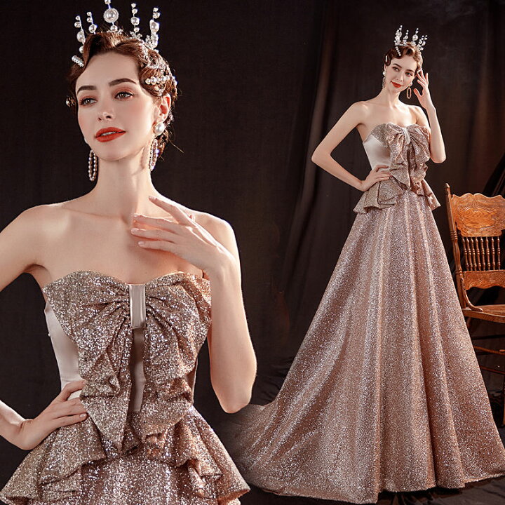 楽天市場】ウェディングドレス ウエディングドレス カラードレス 演奏  