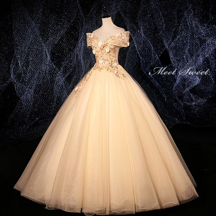 楽天市場】ウエディングドレス 演奏会用ロングドレス カラードレス  