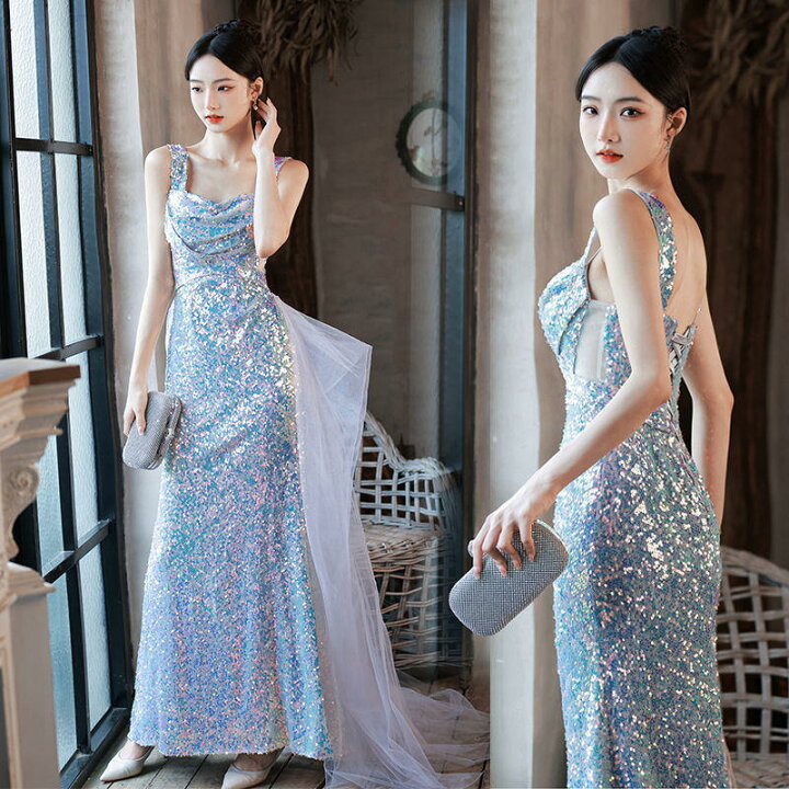 楽天市場】ウエディングドレス カラードレス マーメイドドレス  