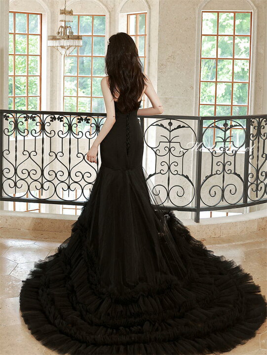 楽天市場】ウエディングドレス カラードレス ロングドレス マーメイド  