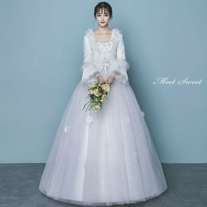 楽天市場】ウェディングドレス 白 オフホワイト ホワイト 結婚式 花嫁 