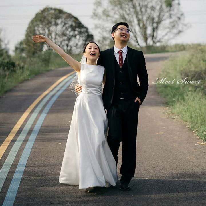 ドレス レース 結婚式 発表会 ウェディングドレス Aライン ノースリーブ 袖なし パーティードレス 二次会 フレア ロング丈 演奏会 披露宴 フィット お呼ばれ ピアノ チュール#cjfj137980