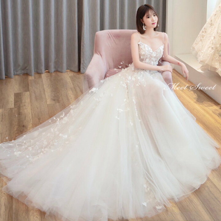 楽天市場】ウェディングドレス 花嫁ドレス 二次会ドレス ウエディング  