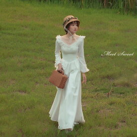 ウェディングドレス 二次会ドレス 結婚式 ブライダルドレス 長袖 袖あり ロングスリーブ 春秋 前撮り 海外挙式 花嫁 リゾートウェディング 記念撮影 ウエディングドレス ガーデンウエディング 披露宴 エレガント セミオーダー おしゃれ エレガンス wedding dress